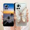 For Infinix Note 12 VIP Case Cute Cat Cartoon Flower Silicone Cover For Infinix Note12 VIP 12 Vip X672 6.7" Phone Cases Coque