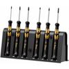 Wera 1550/6 esd antistatique (esd) jeu de tournevis 6 pièces vis à fente, cruciforme phillips, torx plus®, microstix