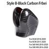 For Volvo XC60 XC90 S60 V60 S90 V90 S80L V40 Real Carbon Fiber Car Gear Shift Knob Head Cover Sticker Panel Trim Car Accessories