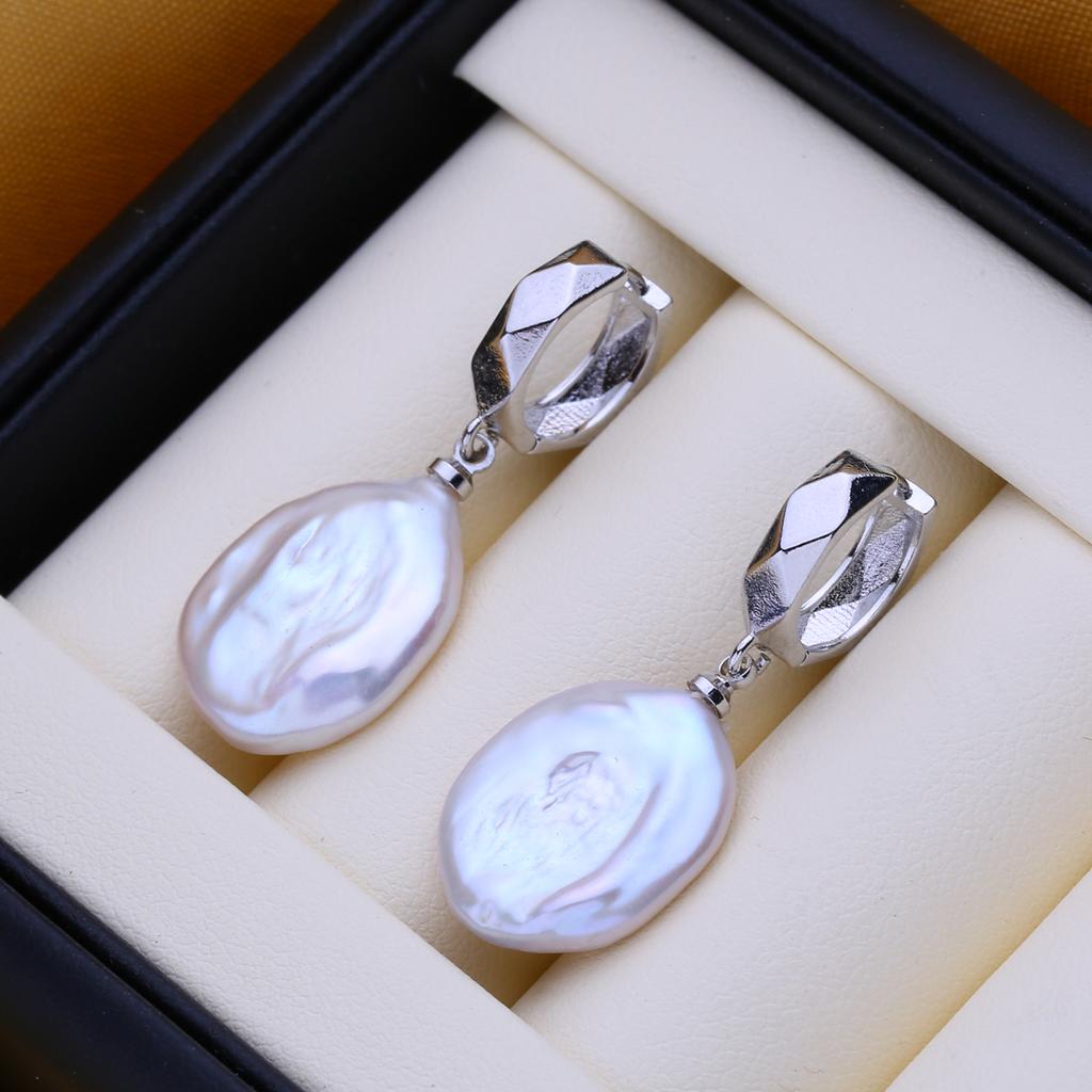 Fenasy Natürliche Süßwasser Perle Ohrringe Mode Barocke Perle Ohrringe Für Frauen Geburtstag Geschenk Großhandel