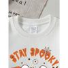European sizes Girls' Halloween Long-Sleeve Round-Neck Fun Print Casual Top, Kids' Autumn Clothing, for Trick-or-Treat Parties.