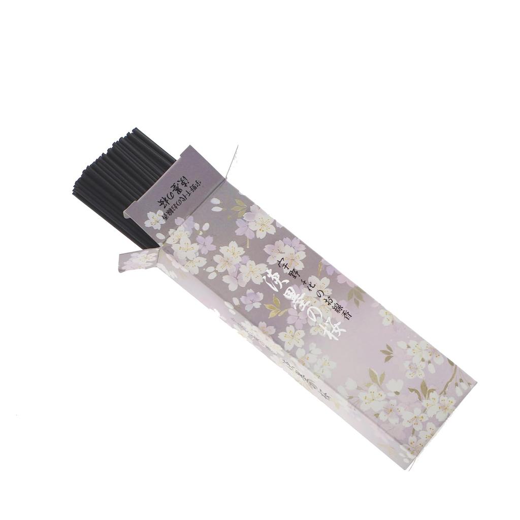 Uno Special Light Ink Sakura Incense with Floating Candle Made in Japan by Nippon Cherry Blossom Low Perfect as a Gift or for Obon or Chiyo's Set,