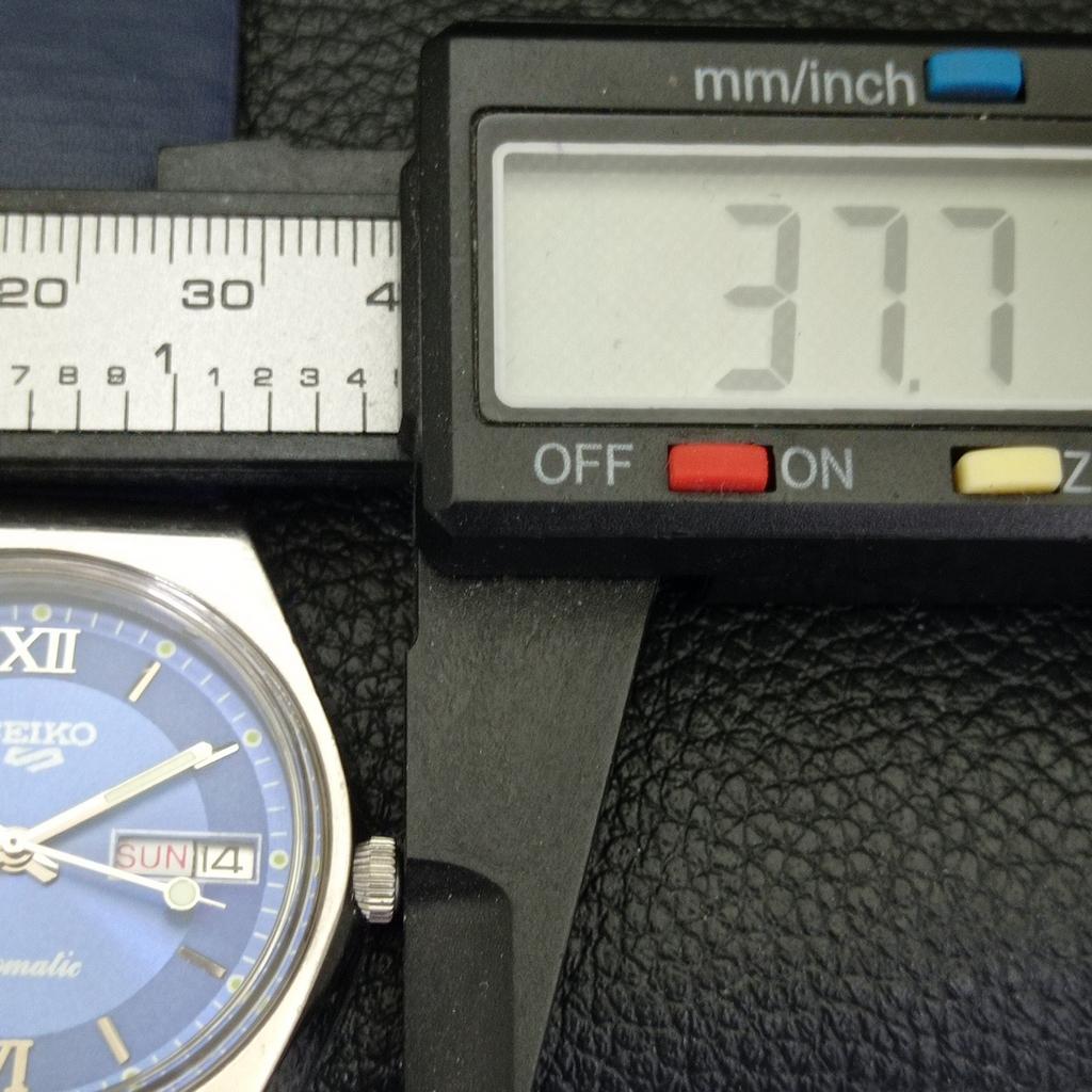 VINTAGE SEIKO 5 AUTOMATIC 6309A JAPAN MENS BLUE COLOR DIAL WATCH a500807-5 R154-a500807