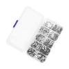 580Pcs E Circlip Washer Set with Storage Box Stainless Steel Firm Fixing E Type Retaining Washer