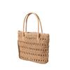 IELGY Vacation Beach Straw Bag Hollow Classy One-Shoulder Portable Woven Bag