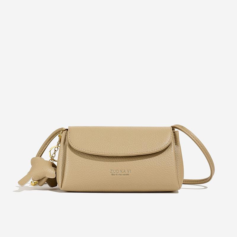 Women's Bag New Soft Leather Messenger Bag Satchel Small Bag Shoulder Versatile Summer Soft Leather Women's Bag