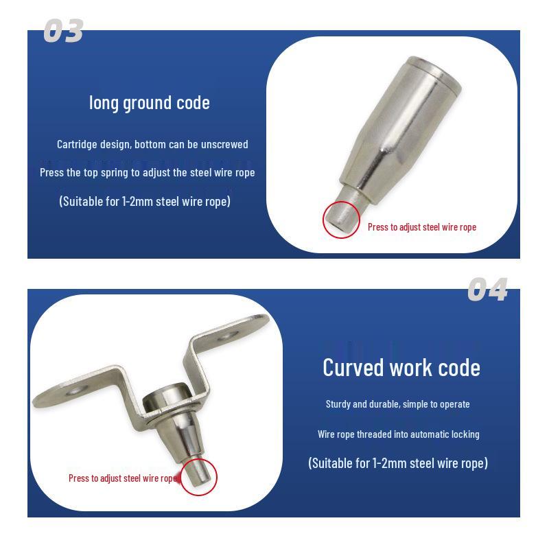 Steel Wire Adjustable Picture Hanger Set for Gallery Display