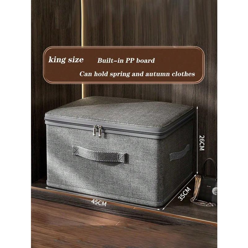 Large Capacity Foldable Storage Box Cover, Home Wardrobe Folding Storage Box, Clothing And Bedding Storage Box