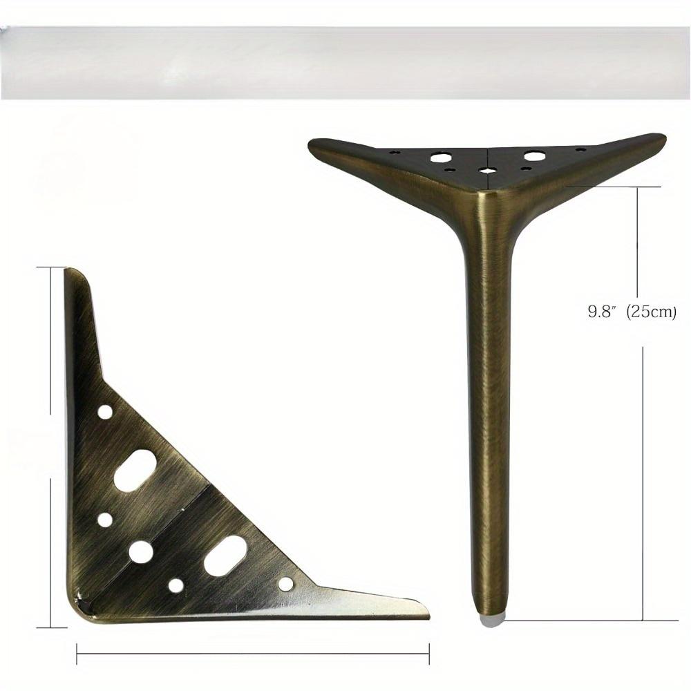 Gambe per Mobili, Gambe per Mobili Set di 4 Piedi Moderni per Mobili Gambe Metalliche per Tavolo per Mobile Divano Divano Sedia Letto Comodino Armadio Rialzi