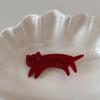 Vinegar Acid Texture Short-Legged Cat Hair Clip - Cute Duckbill Side Clip for Bangs
