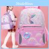 Adorable Mermaid Cartoon School Backpack For Girls With Large Capacity And Oxford Fabric