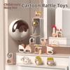 5/6Pcs Creative Silicone Cartoon Rattle Toys Soft Handheld Baby Teething Toy  Baby Essentials