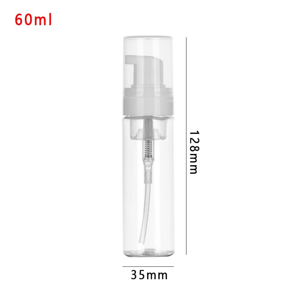 Foaming Bottle Plastic Foam Pump Bottle Empty Face Eyelashes Cosmetic Bottle Shampoo Shower Gel Soap Dispenser Home Bath Supply