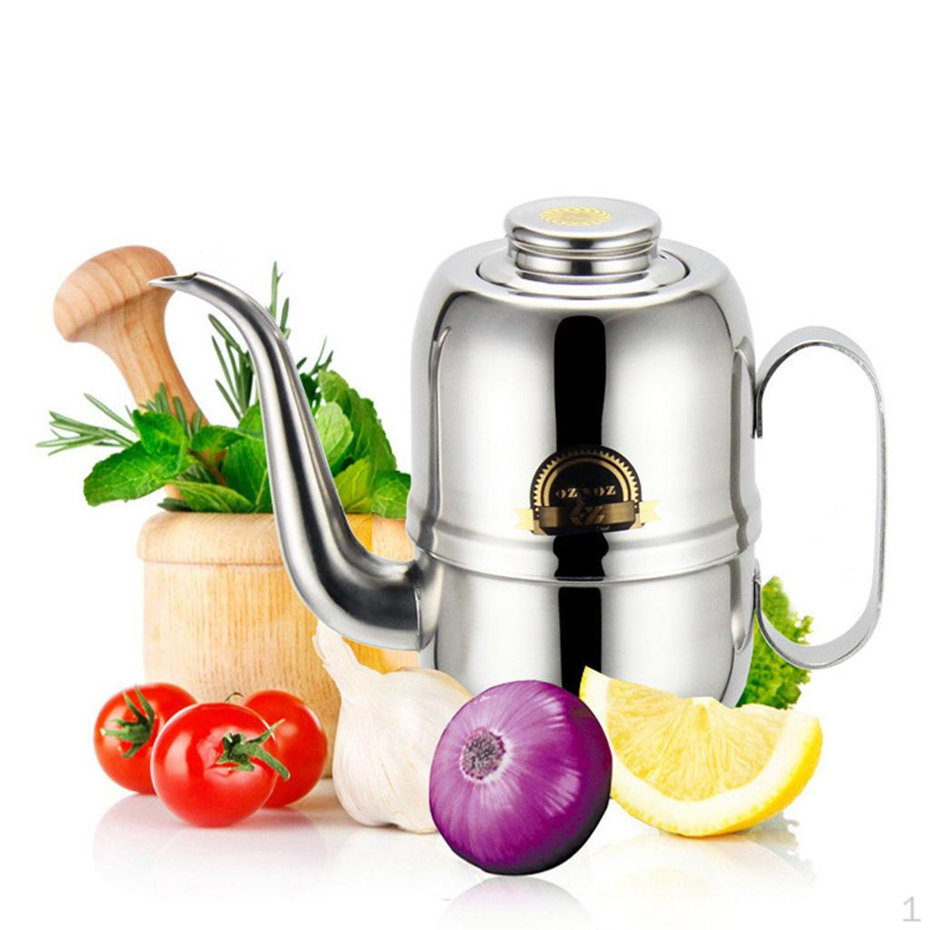 Bottle Olive Pot Kitchen Sauce Dispenser Pourer Spirit Jug