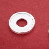 Sterling Silver S925 Wheel Disc Spacer Beads for DIY Bracelets and Necklaces
