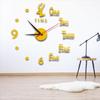 Luminous Wall Clock Modern Design Easy To Install Battery Powered Silent DIY Wall Clock Decoration for Living Room
