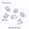 DIY Jewelry Making Earring Multi Styles 18K Gold Plated Natural Shell Earrings Clasps Hooks Earwires Fasteners Accessories