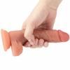 Female Liquid Silicone Soft Simulation Dildo Wearable Pants Suction Cup Manual Dildo Masturbation Device for Men and Women