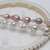 1String, Luxury Natural Shell Mother of Pearl Beads, 12-15mm, Baroque Irregular Loose Spacer Beads for Jewelry Making DIY, Women Wedding Crafts 36cm