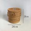 Rattan storage box, tea storage tank, candy snack storage basket, jewelry storage box.
