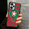 Morocco Flag Plating Phone Case For Xiaomi Redmi Note 14 15 Pro Plus 13 12 11 11S 11T 10 9S 9 5G Anti-Fall Airabag Cover