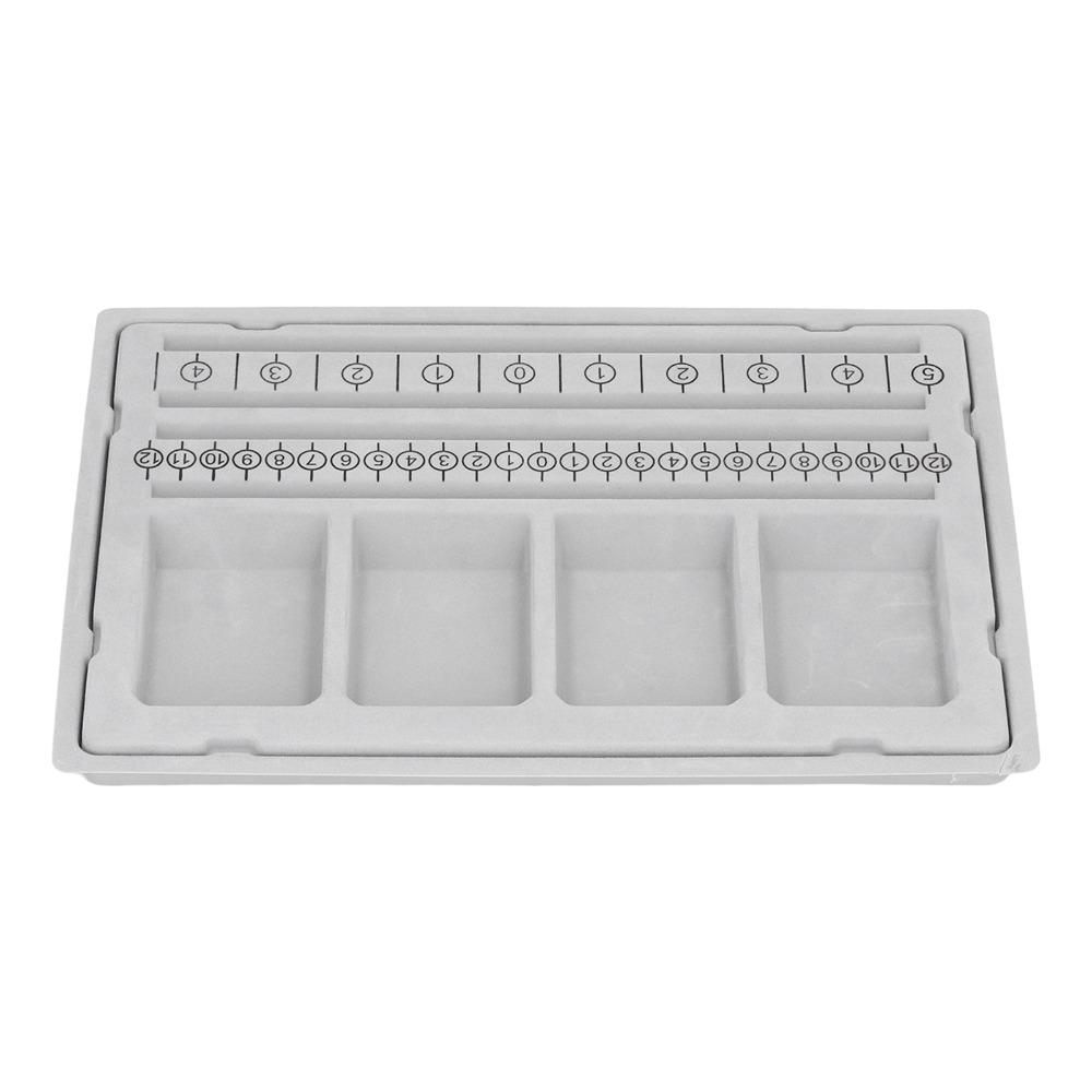 4 Recessed Compartments Beaded Measuring Board Bracelet Beading Board  Crafting Enthusiasts