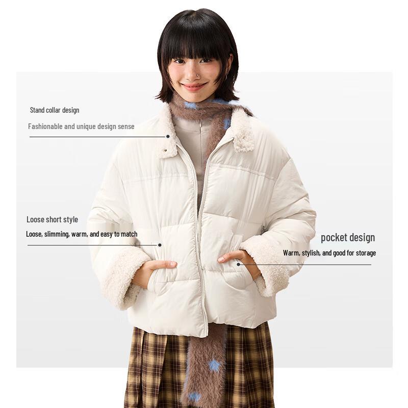 Warrior Women's Stand-Collar Padded Winter Jacket