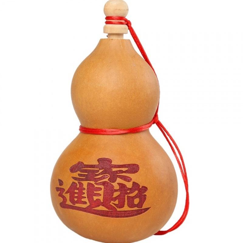 Φυσικό Κρεμαστό Κολοκύθας με Ζωγραφική Κιναβαρίου για Φενγκ Σούι και Καλή Τύχη