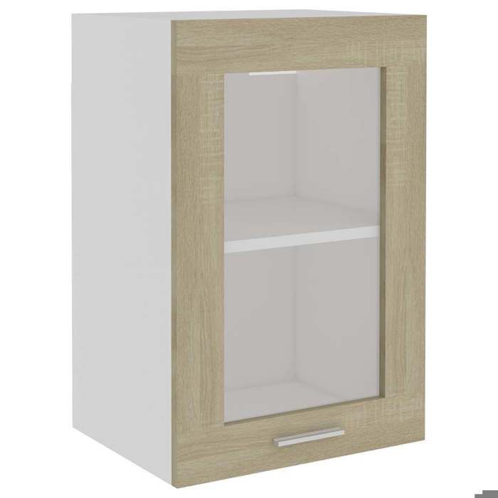 Maison Exclusive - Vitrine suspendue "Lyon" Chêne Sonoma 40 x 31 x 60 cm Bois d'ingénierie