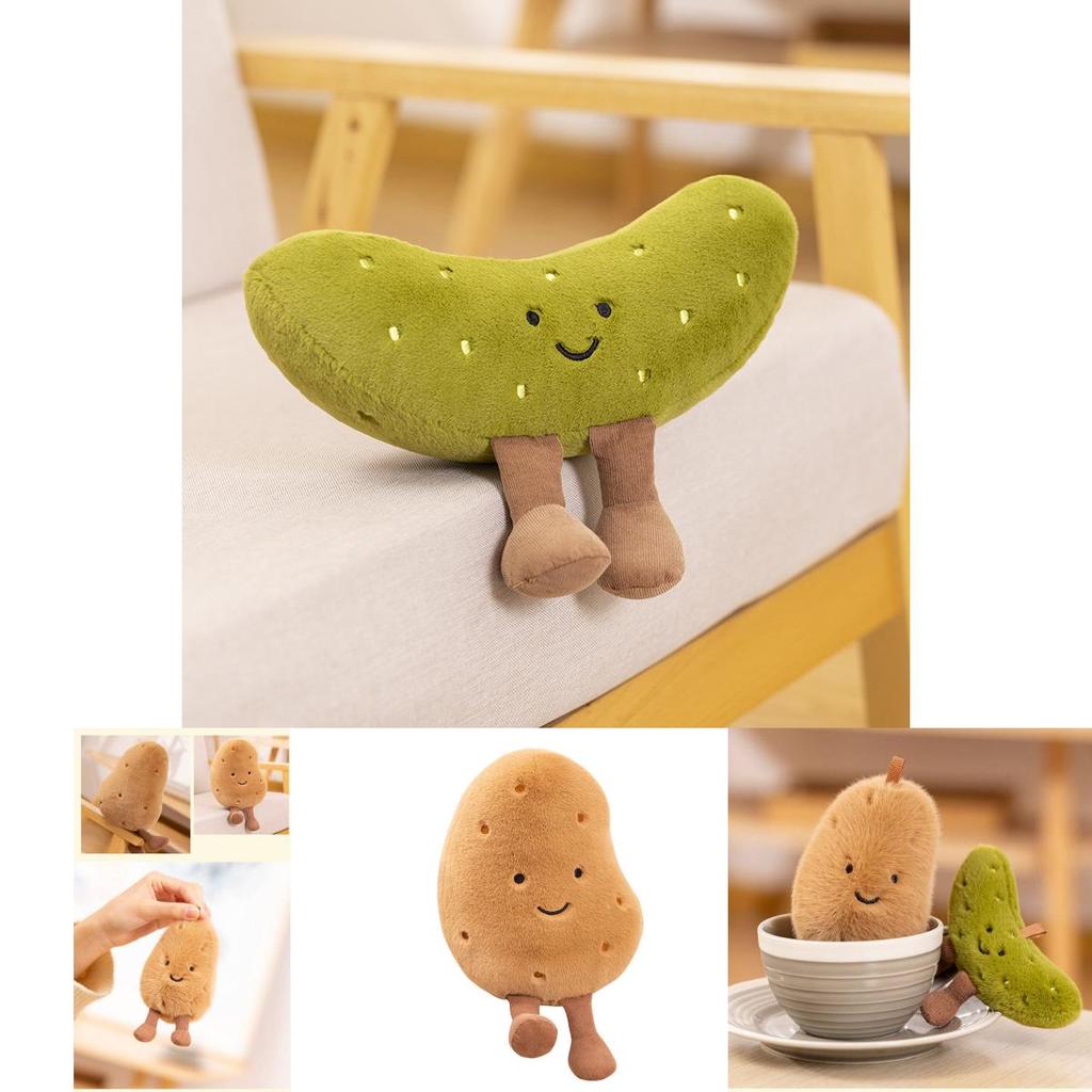 Adorável Pelúcia Mini Batata do Sul Almofada de Feijão Realista Para Presentes de Crianças