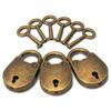 Wedding Decorative Zinc Zinc Zinc Alloy with Key Bear Shape Locks Archaize Padlock Bear Head Lock Hardware