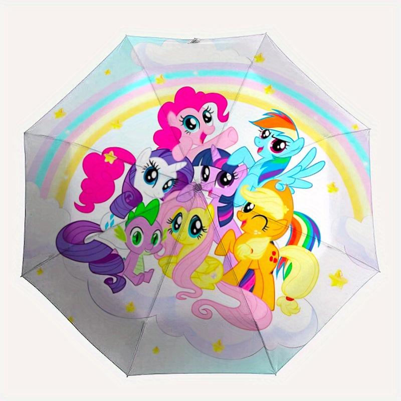 

My Little Pony Automatic Folding Umbrella, Self-Opening/ Closing, Durable Windproof Travel Umbrella for Outdoor Adventures a0826070
