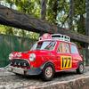 1:18 Morris Mini Cooper MK1 Rally Alloy Racing Car Model Diecast Metal Track Off-road Vehicle Car Model Simulation Kids Toy Gift