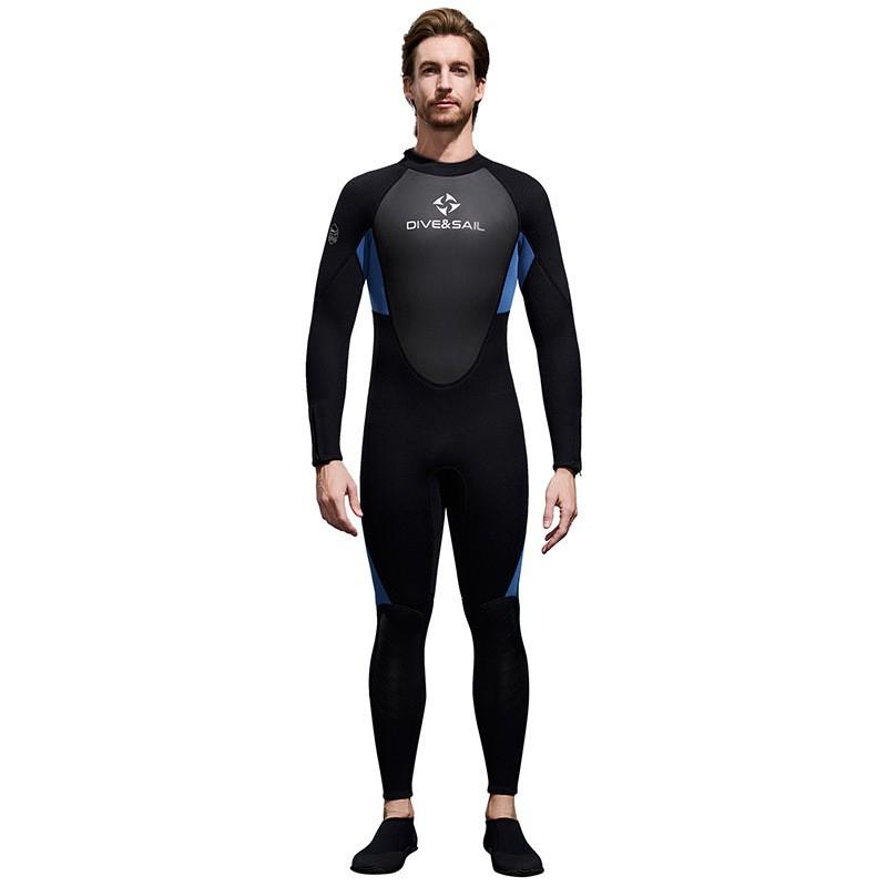 Mens 3mm Full-Body Wetsuit Scuba Diving Snorkeling Surfing Winter Swimming Thermal Protection