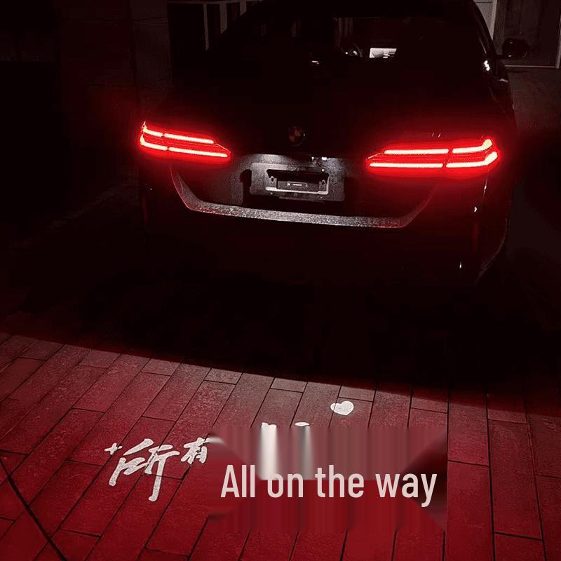 BMW Series Trunk Projection Lamp: License Plate & Ambient Light for 1/3/4/5, X1/X3/X5, M3/M4.