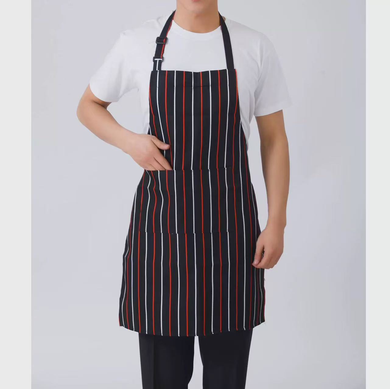 

Карманы с принтом, модные фартуки, кухонные фартуки для готовки One Size