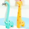 Cute Animal Dog Toy Latex Squeaky Giraffe Elephant Dogs Chew Teeth Cleaning for Aggressive Chewers Fetch Tug-of-War