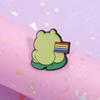 Cute Cartoon Frog Collection Lapel Pins Charming Metal Badges Colorful Apparel Accessories