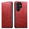 Business Magnetické Kožené Pouzdro na Telefon s Přihrádkami na Karty pro Samsung S26 Ultra S25 Plus S24 S23 S22 Taška Flip Book Kryt s Opěrkou