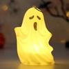 Svítící dekorace duch Halloween duch světlo strašidelný duch středový prvek závěsná ozdoba na stůl krbovou římsu skříňku stolní displej