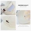 Solid color baseball cap for women, spring and summer embroidered soft-top sunshade cap, student outdoor versatile sun protection cap for men