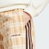 Adidas Originale Bequeme Lockere Plüsch Karierte Freizeit Hose Damen Hose Phantom-Beige IX1055