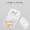 SAMZHE CAT6 Gold-Plated RJ45 Crystal Connector