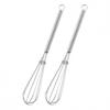 2PCS Mini Small Stainless Steel Balloon Wire Whisk Set Whip Mix Stir Beat