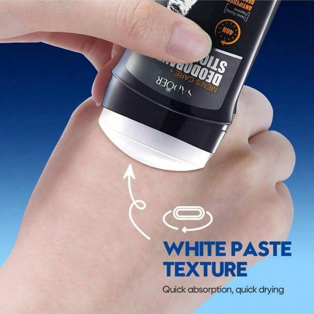 Long Lasting Mens Deodorant Stick 48H Sweat Protection Natural Ingredients Fresh Scent Odor Control for Men All Day Comfort