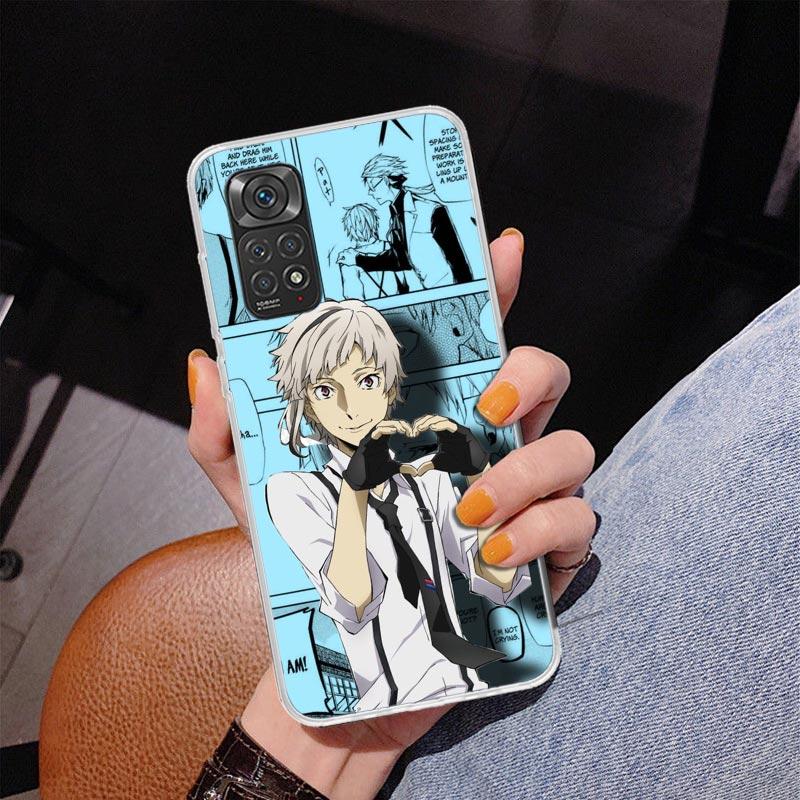 Bungo Stray Dogs Manga Phone Case For Xiaomi Redmi Note 15 14 13 12S 12 11 Pro Plus 14S 11S 11E 10 10S 11T 5G Personalized Cover