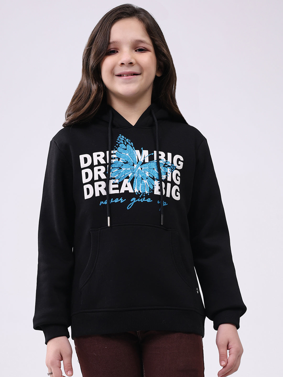 Monte Carlo Girl Regular Fit Black Sweatshirt 5-6 Years чёрный