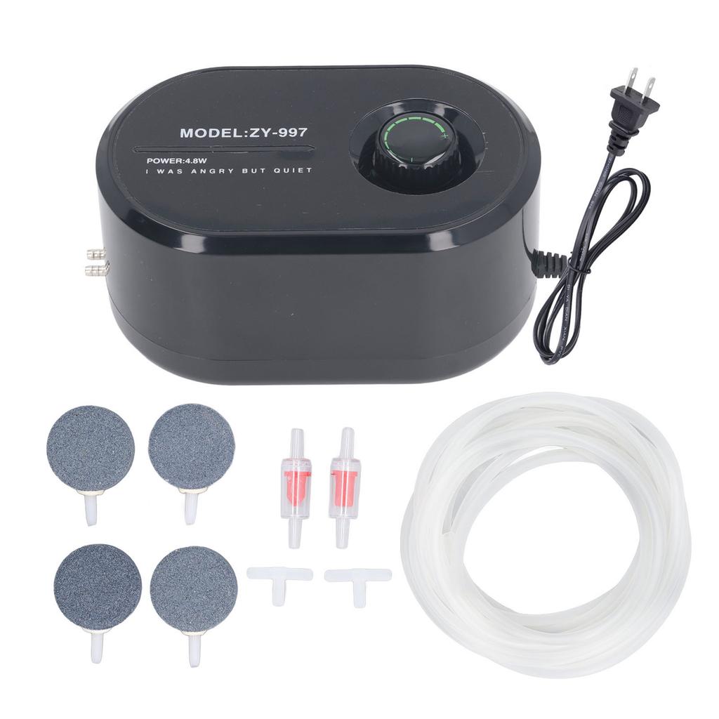 Vzduchové čerpadlo pro akvárium, kyslíkové provzdušňovací čerpadlo, dvouvrstvé, zvukotěsné, tiché, všestranné, vzduchové čerpadlo pro akvárium