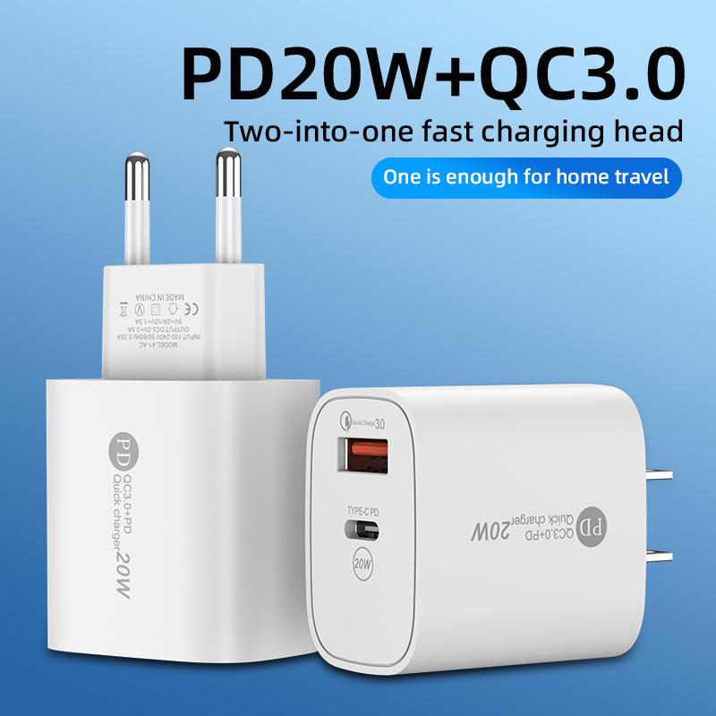 PD 20W Fast Charger for IPhone 16 15 14 13 Pro Max Plus Samsung Xiaomi Huawei Fast Charging Type C USB C Chargers Phone Accessories