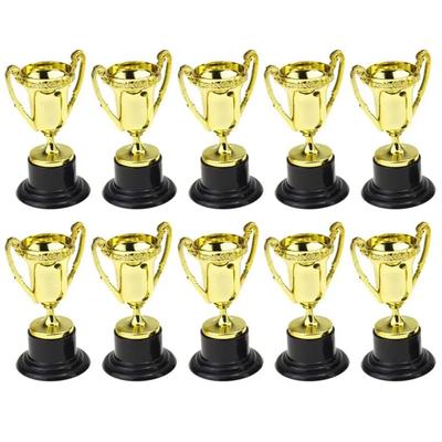NOELAMOUR Mini-Trophäen, Set mit 10 Stück, für Golf, Fußball, Baseball und Sport, Turniere, Auszeichnungen und Belohnungen